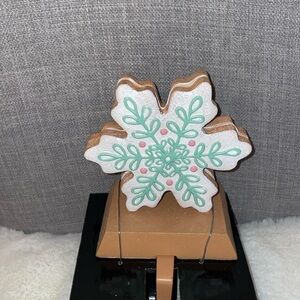 Christmas Shoppe Stocking Holiday Holder NWT